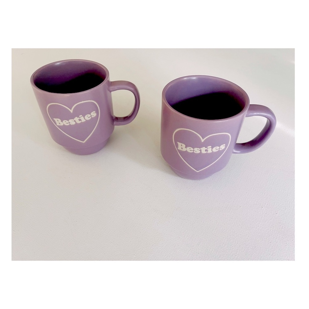 Target 🎯 Besties set of two lavender Coffee Cups